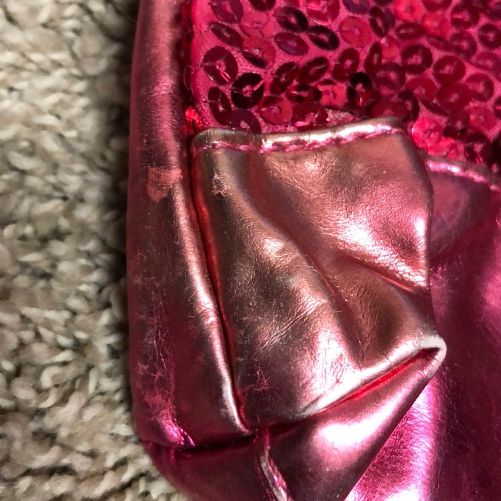 EMBELLISHED PINK SEQUIN BEACH/POOL TOTE BAG - Picture 4 of 4